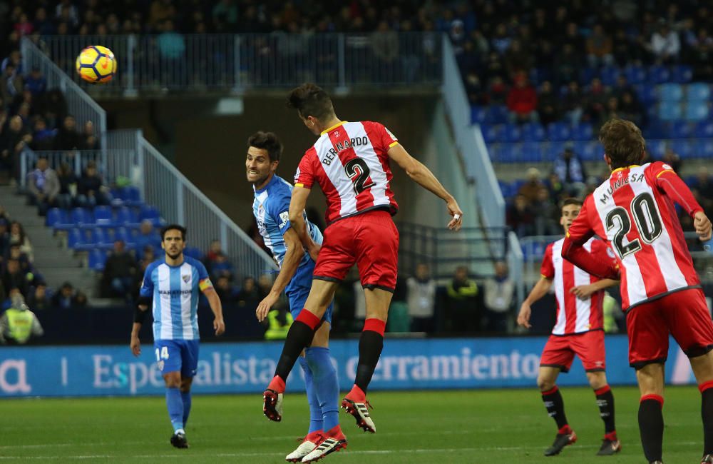 Les millors imatges del Màlaga - Girona (0-0)