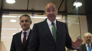 Los abogados de la infanta, Jesús Silva y Miquel Roca.