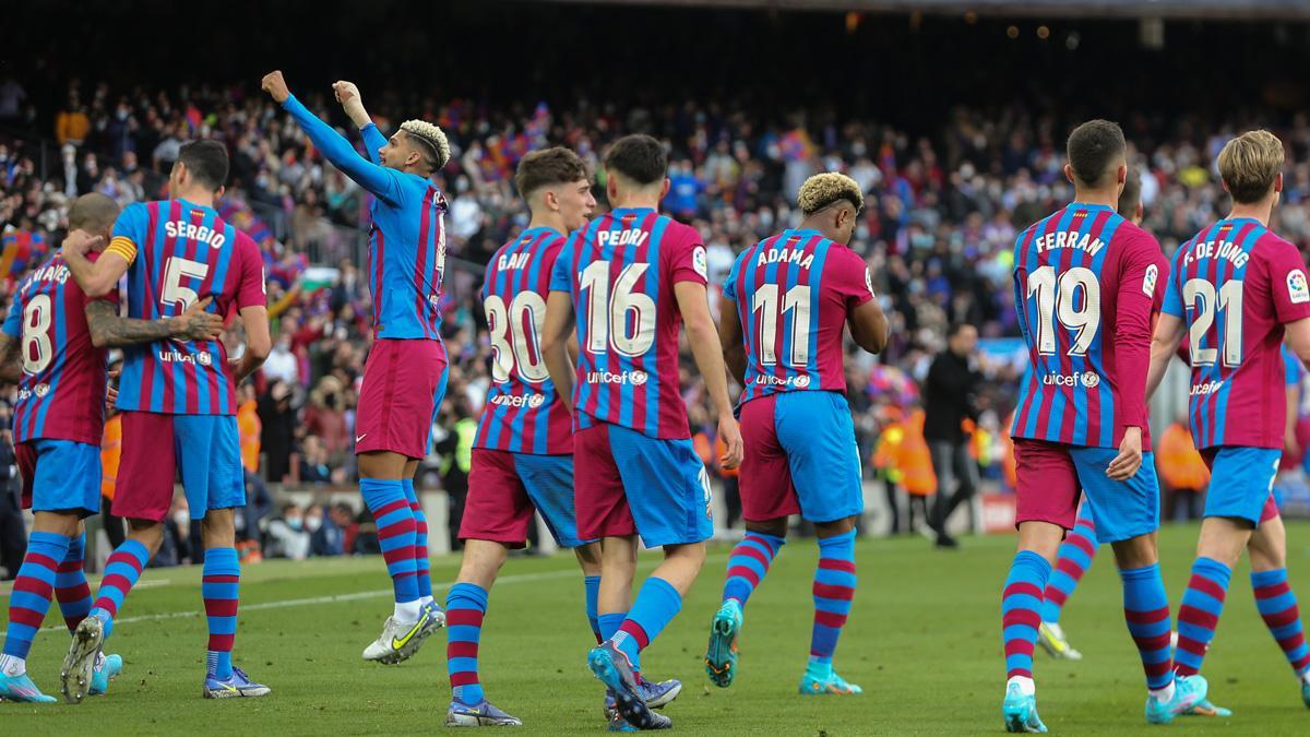 Una imagen del Barça - Atlético de Madrid del pasado domingo en el Camp Nou