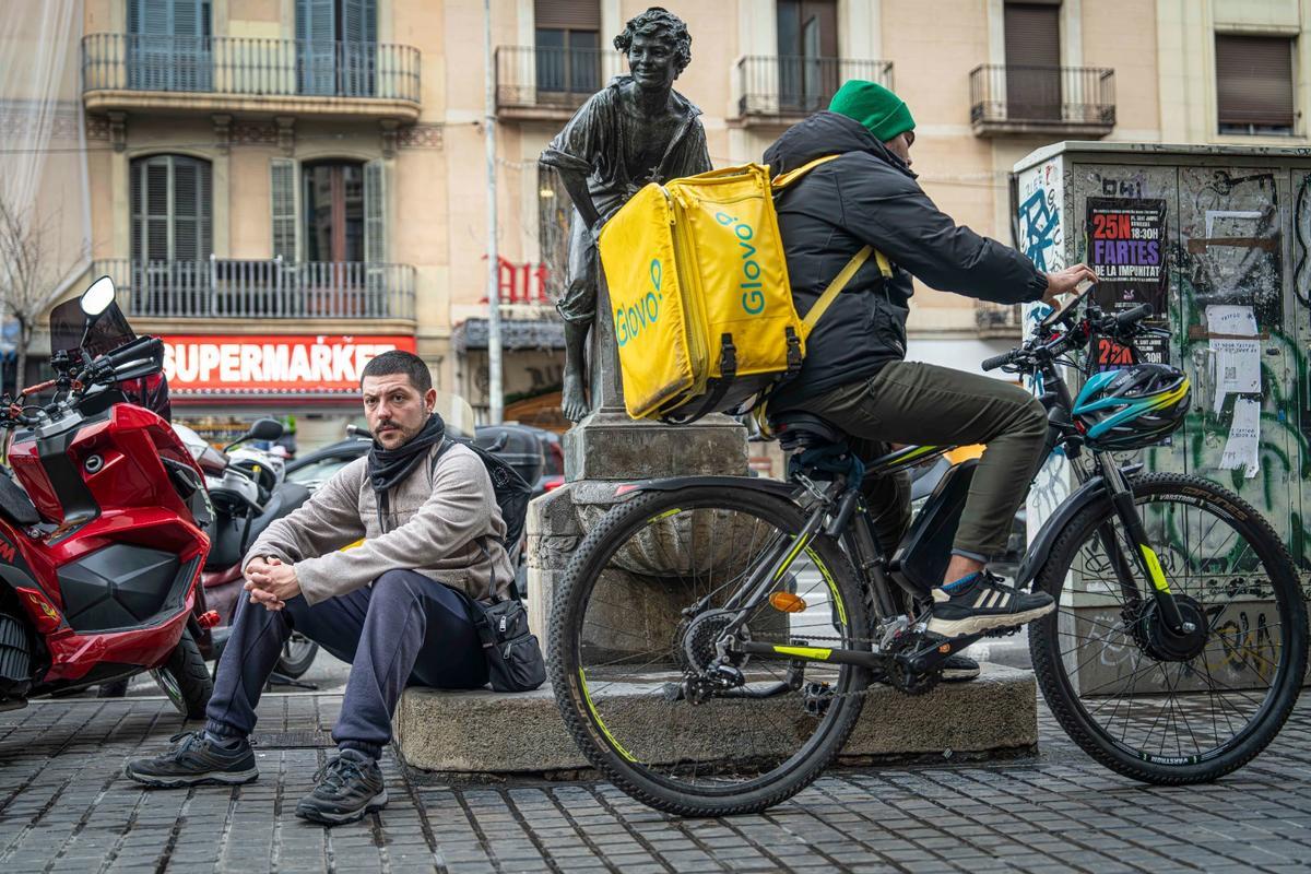 David Martínez, en el centro de Barcelona