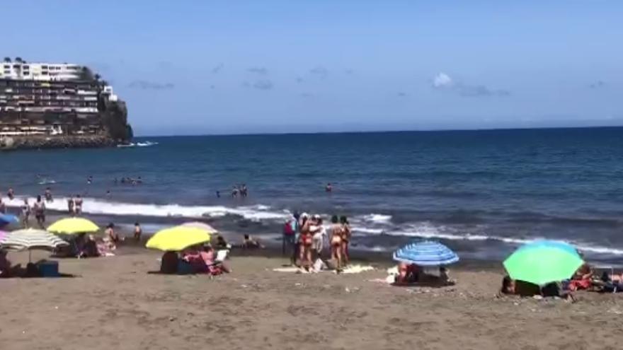 Así está el tiempo en la playa de San Agustín (10/07/21)