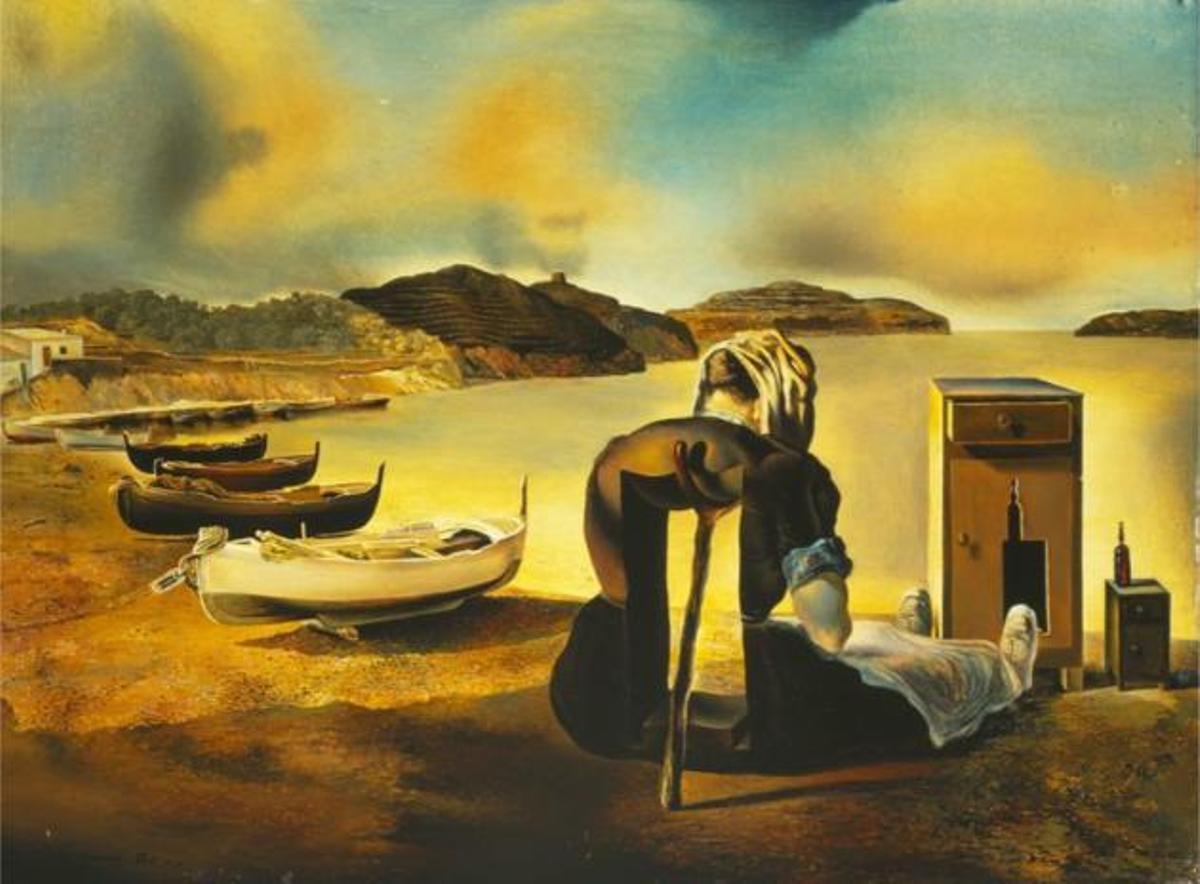 Salvador Dalí, 'El destete del mueble-alimento'.