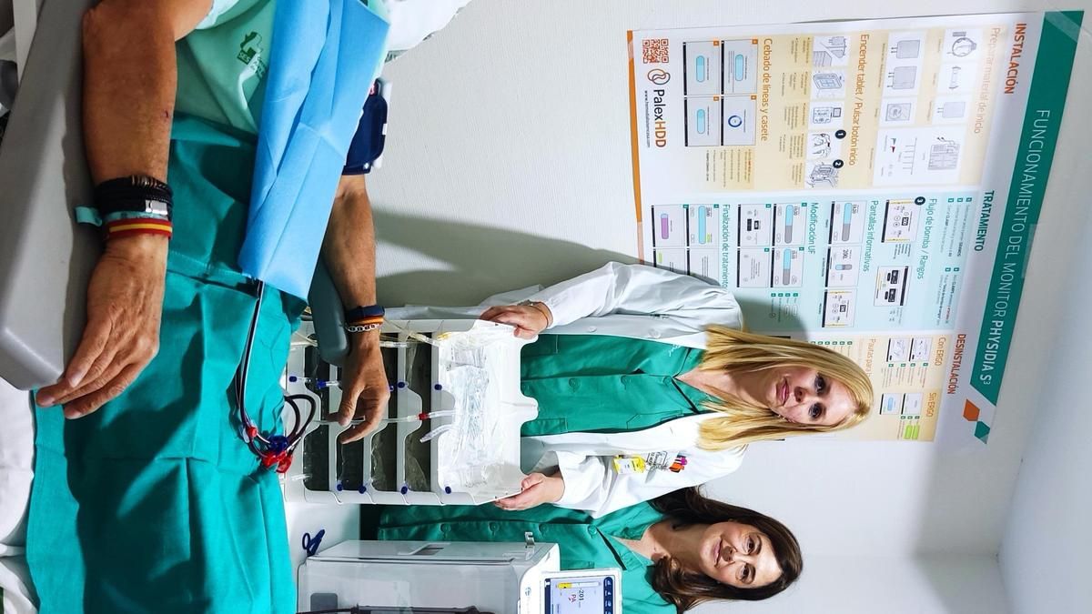 El hospital de Plasencia innova con la hemodiálisis domiciliaria.