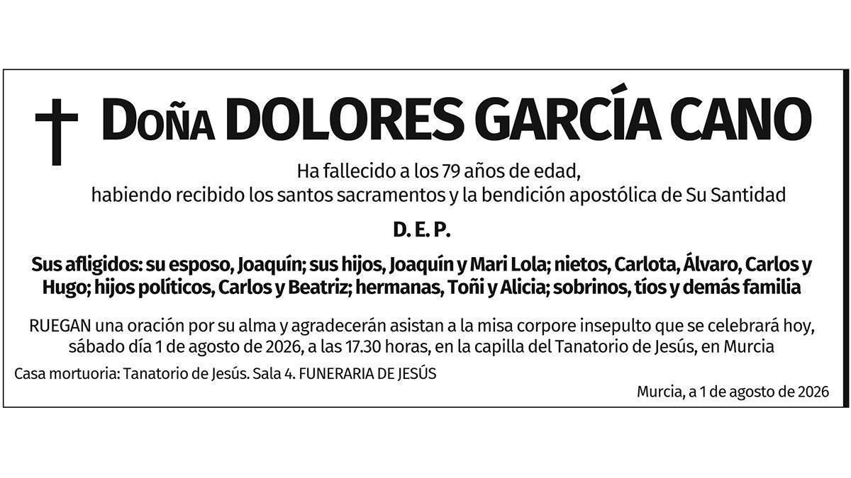 Doña Dolores García Cano