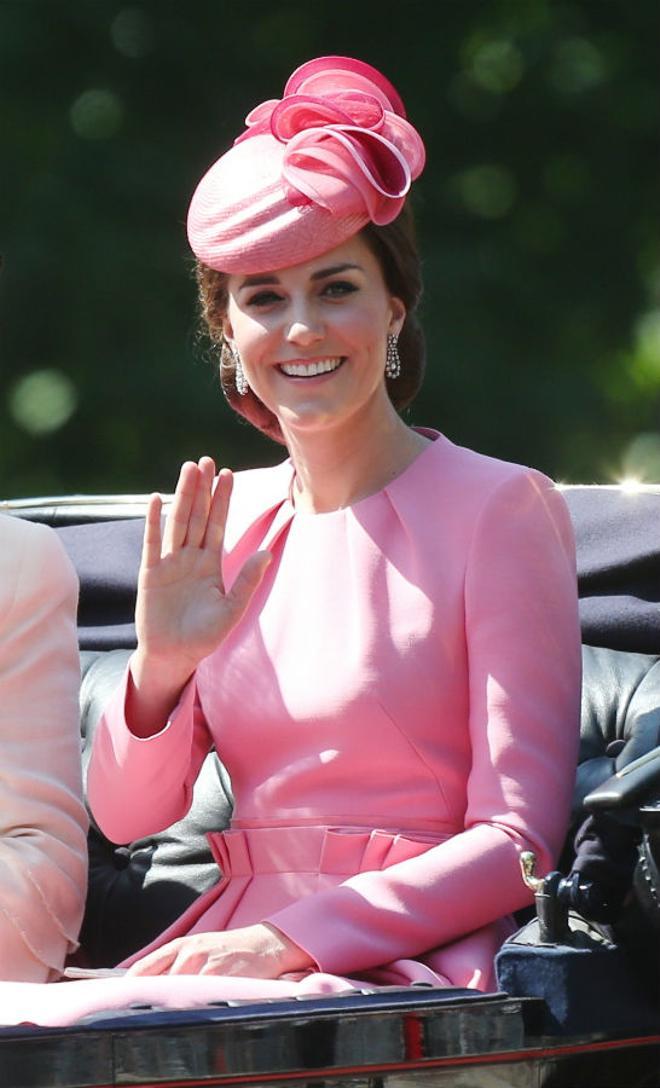 Kate Middleton, de rosa