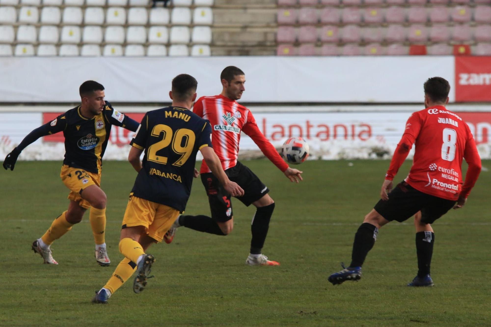 GALERÍA | El Zamora CF - Deportivo de la Coruña, en imágenes