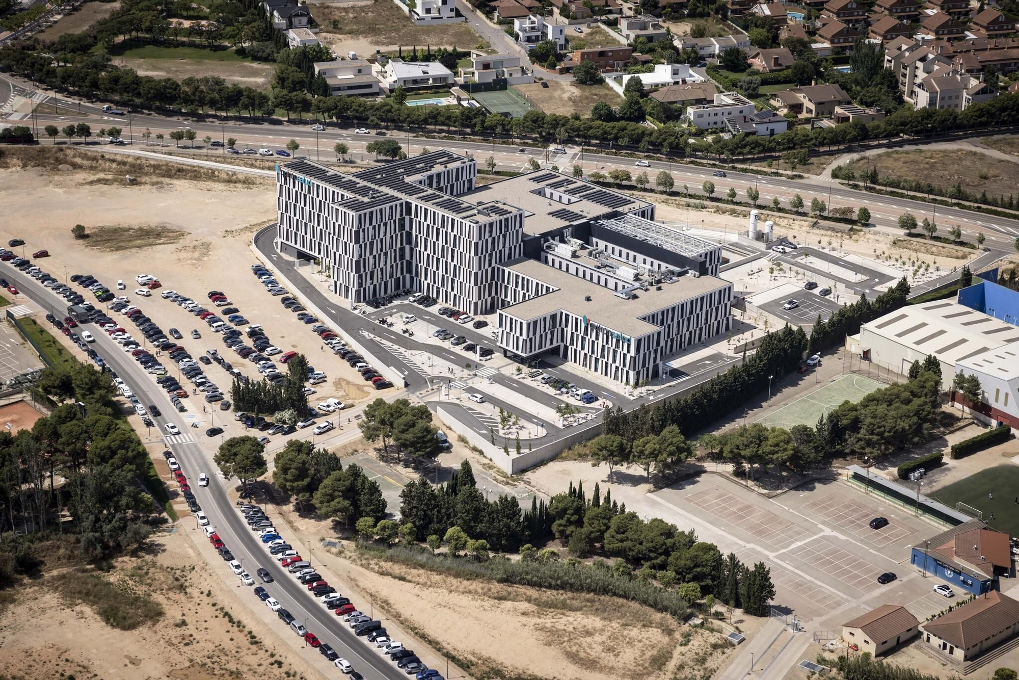 Así se ve Zaragoza desde el helicóptero de la Unidad Aérea de la Policía
