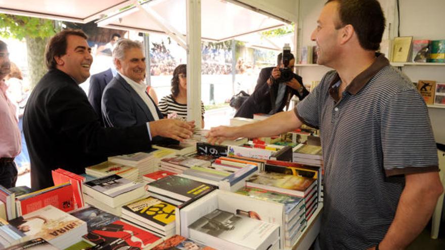 Carlos Negreira, en la inauguración de la XL edición del Feria del Libro de A Coruña.