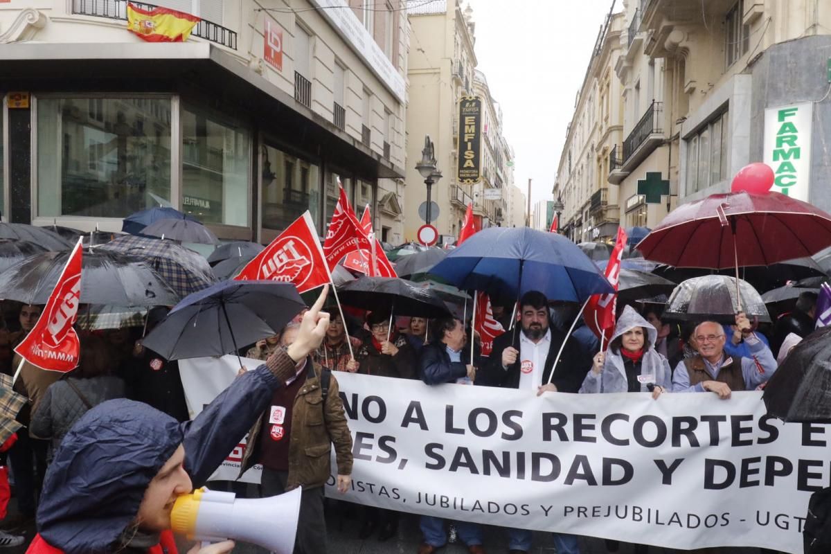 Marcha por las pensiones en Córdoba