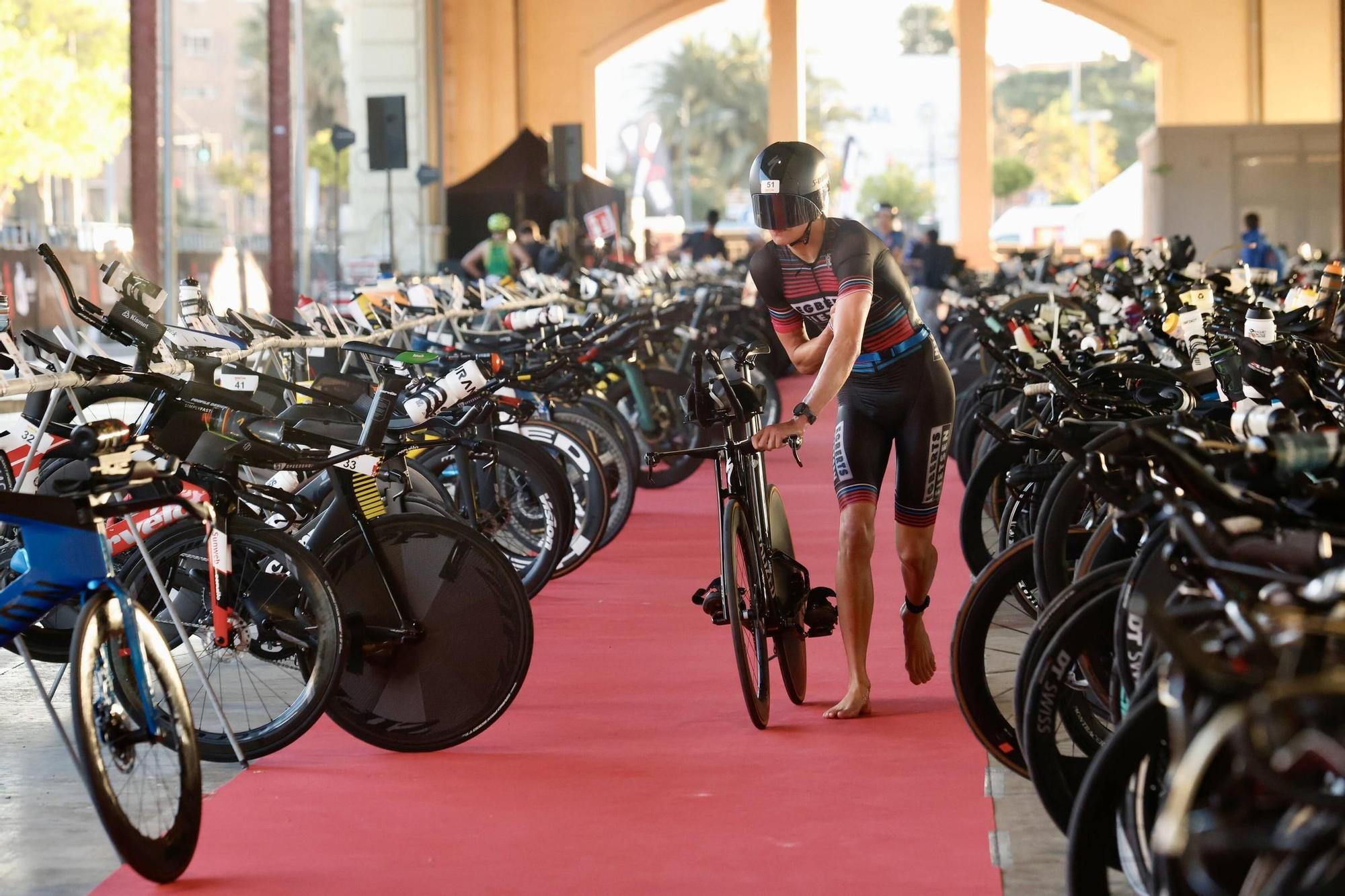 Así ha sido la prueba de ciclismo del Ironman 70.3 en Valencia