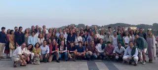 Cinco generaciones de la familia Ovies se reúnen en Luanco: "Fue un día muy prestoso"