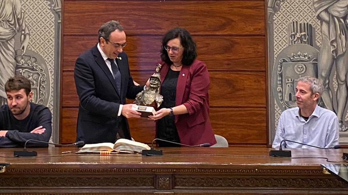 El president del Parlament a l'Ajuntament de Solsona