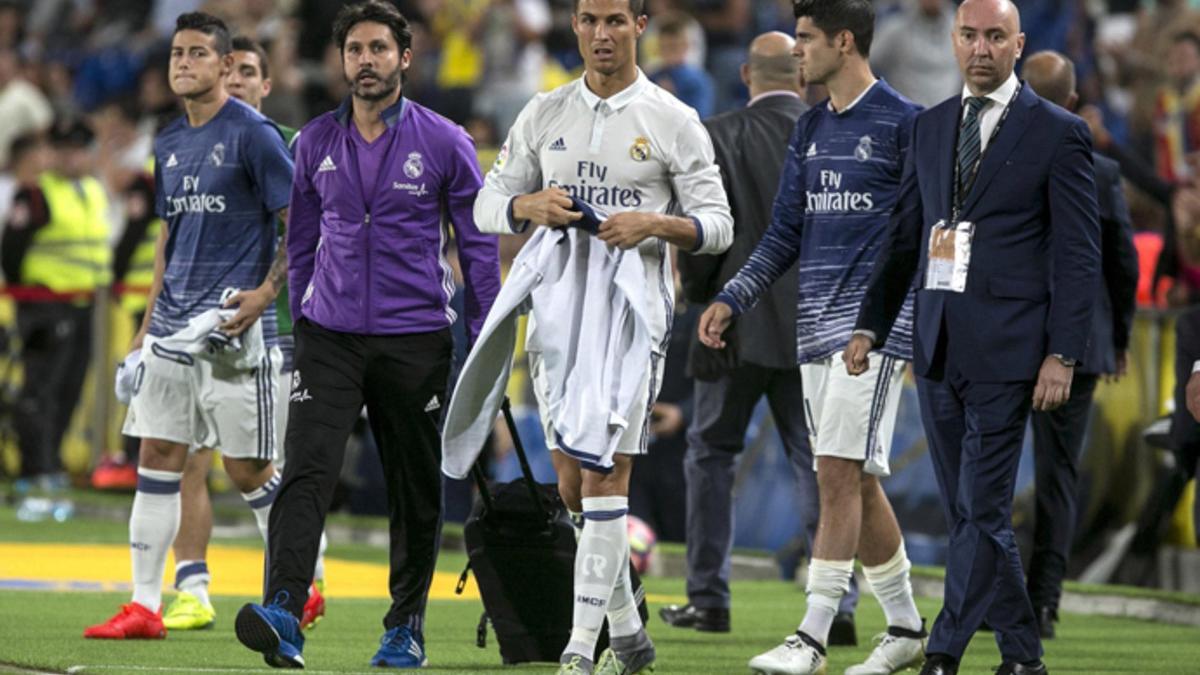 Cristiano Ronaldo al final del partido Las Palmas-Real Madrid de LaLiga Santander 2016/17