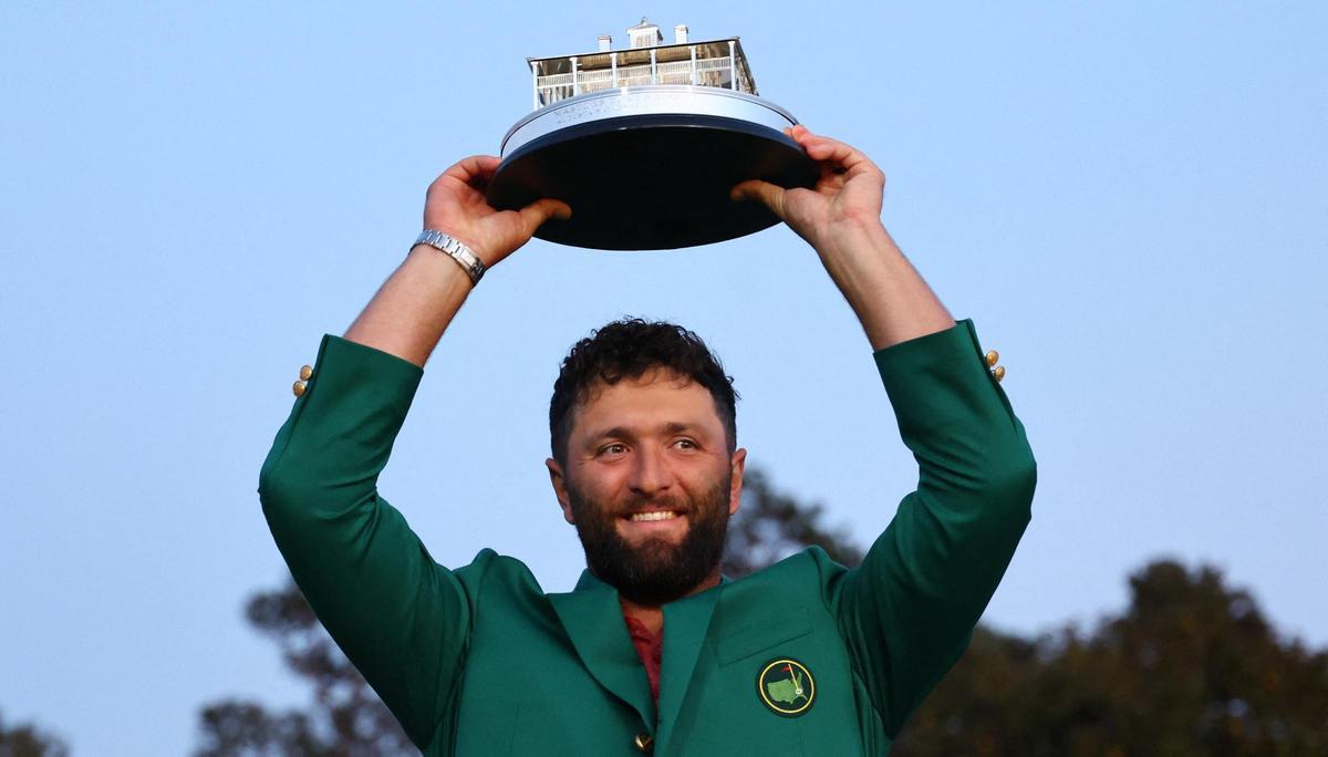 Jon Rahm tras ganar el Masters de Augusta