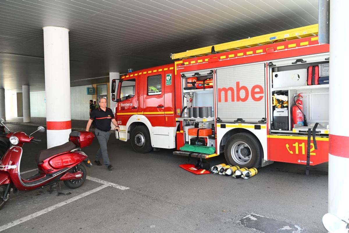 Incendio en el Hospital de Torrevieja