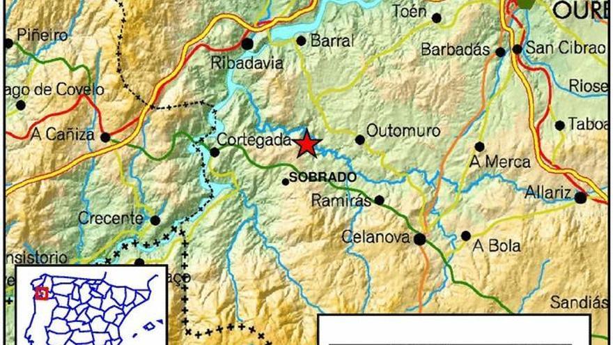 Un terremoto de magnitud 3 sacude Sobrado