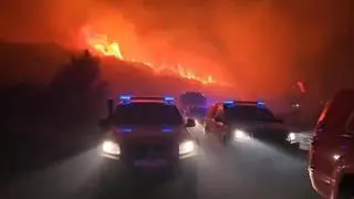 El incendio de Guadalajara avanza sin control y arrasa 26.000 hectáreas y el de Zaragoza evoluciona "favorablemente"