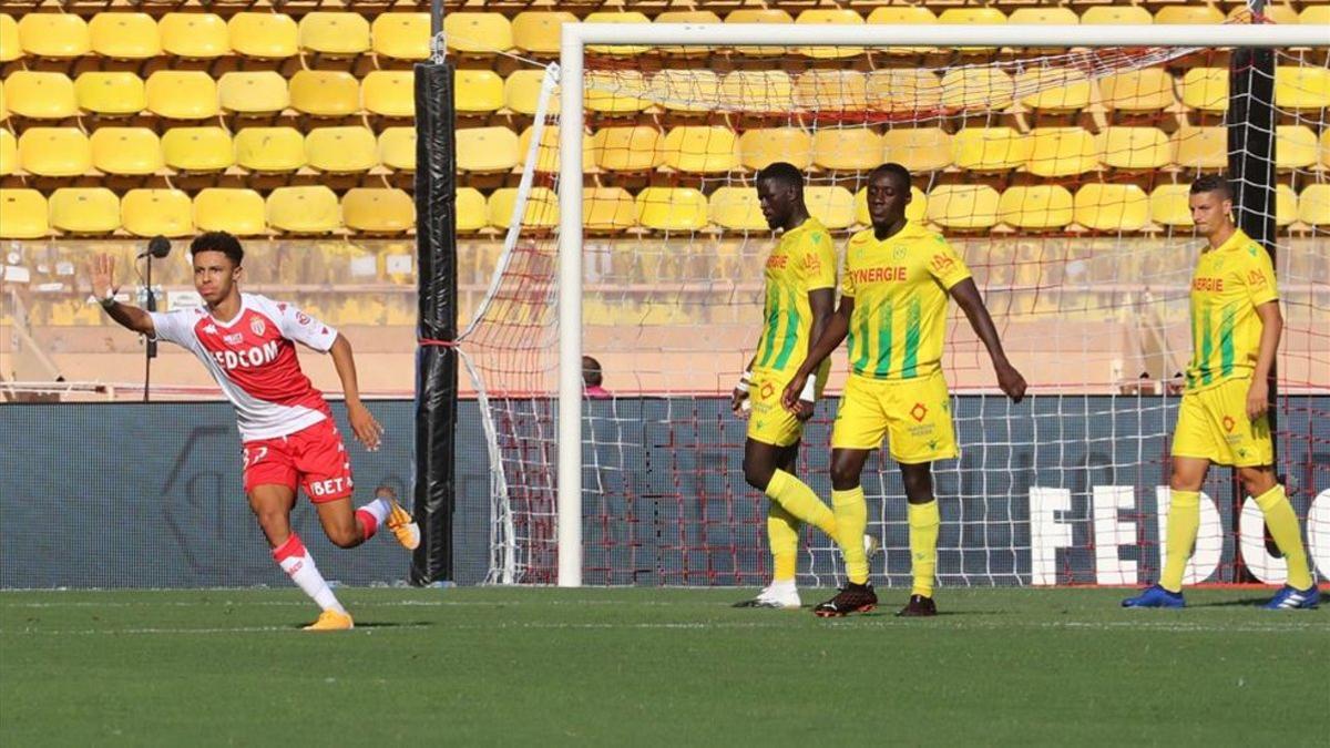 Diop, autor del primer gol del Mónaco