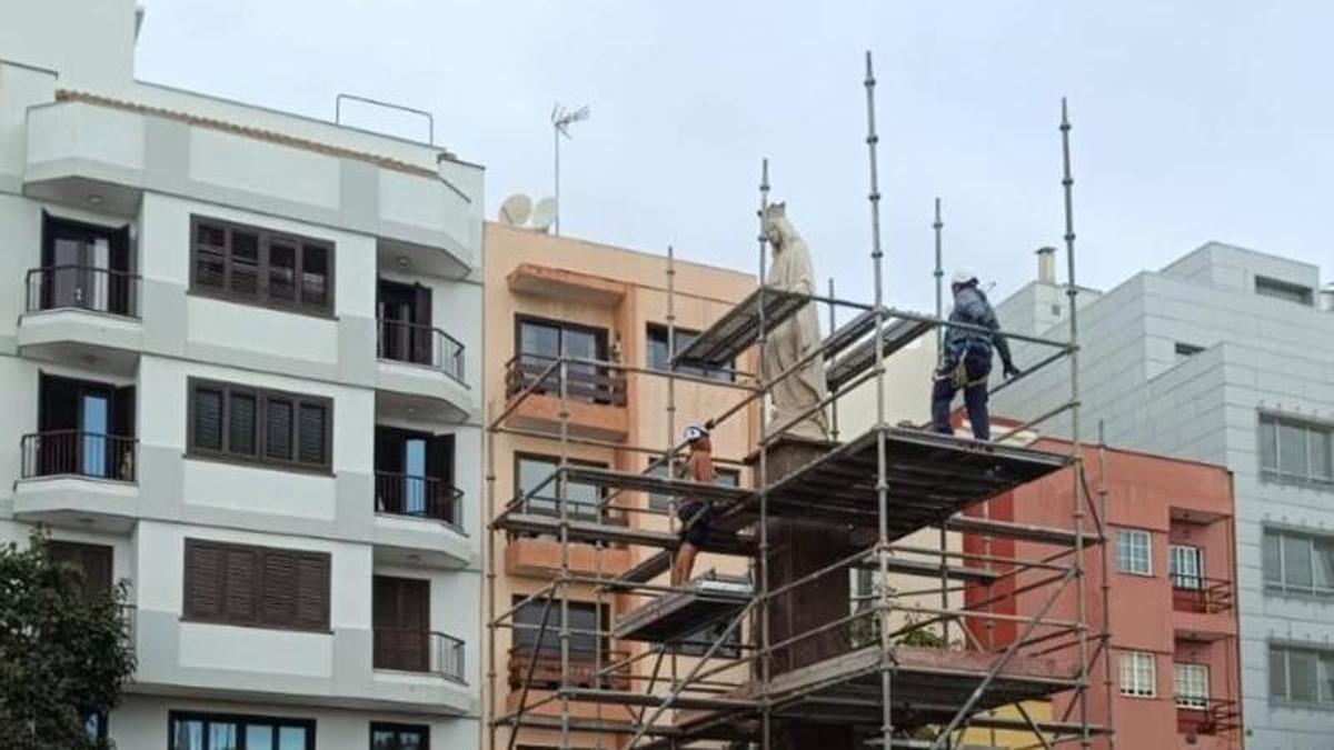 Los trabajos en La Milagrosa.