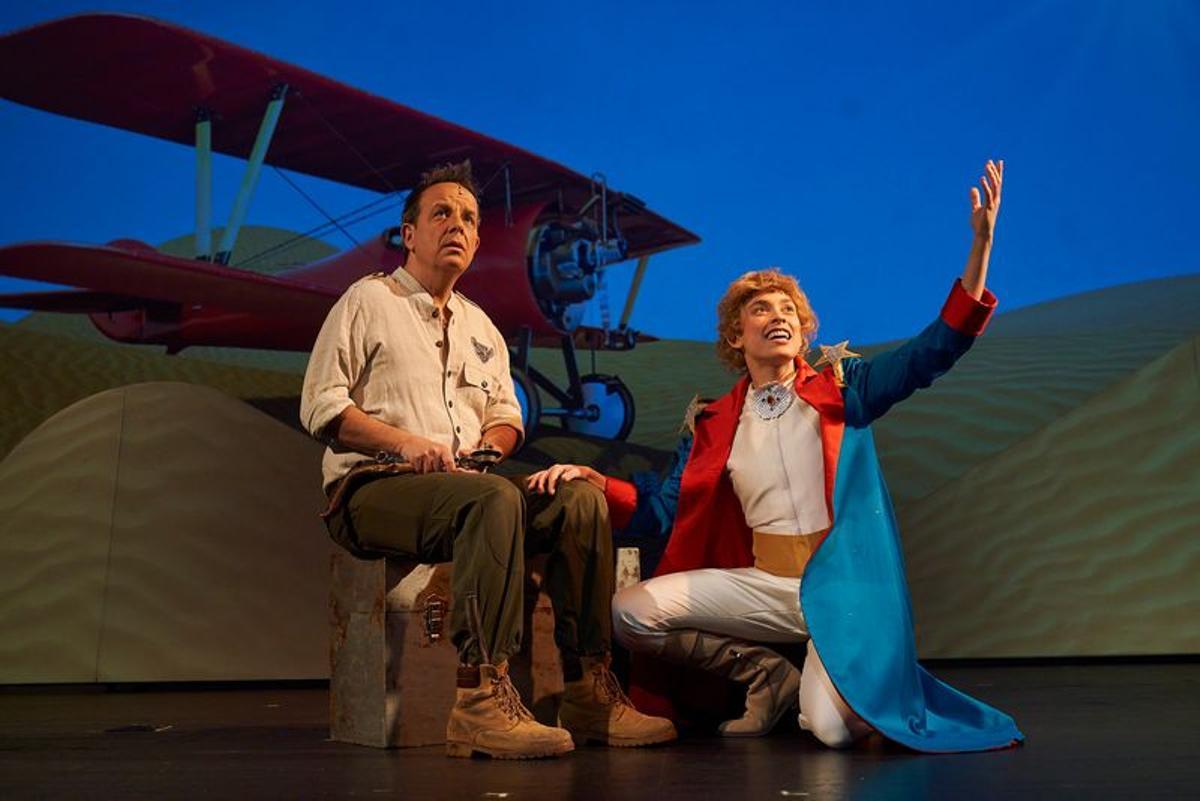 Àngel Llpacer y Carme Milán en 'El Petit Príncep'.