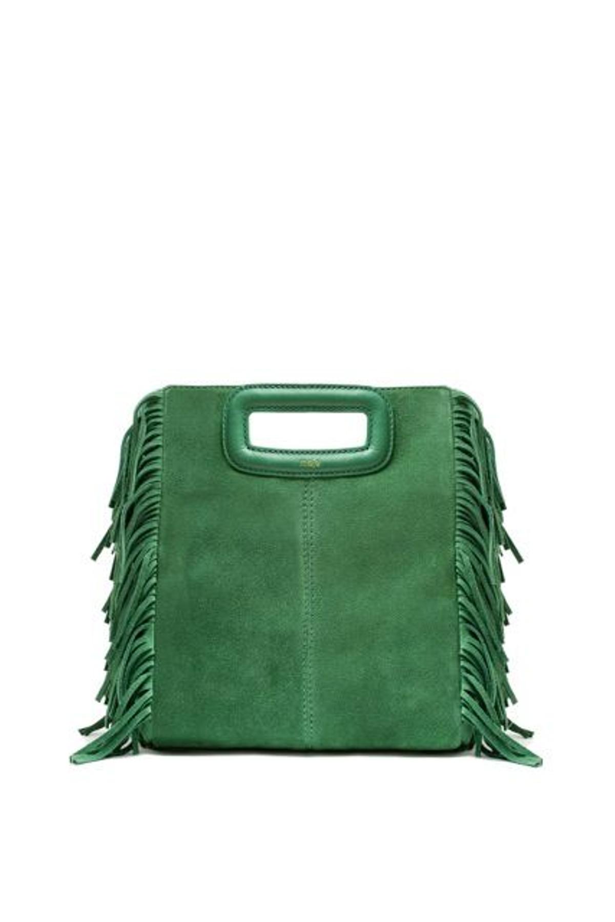 The M Bag by Maje de ante en verde