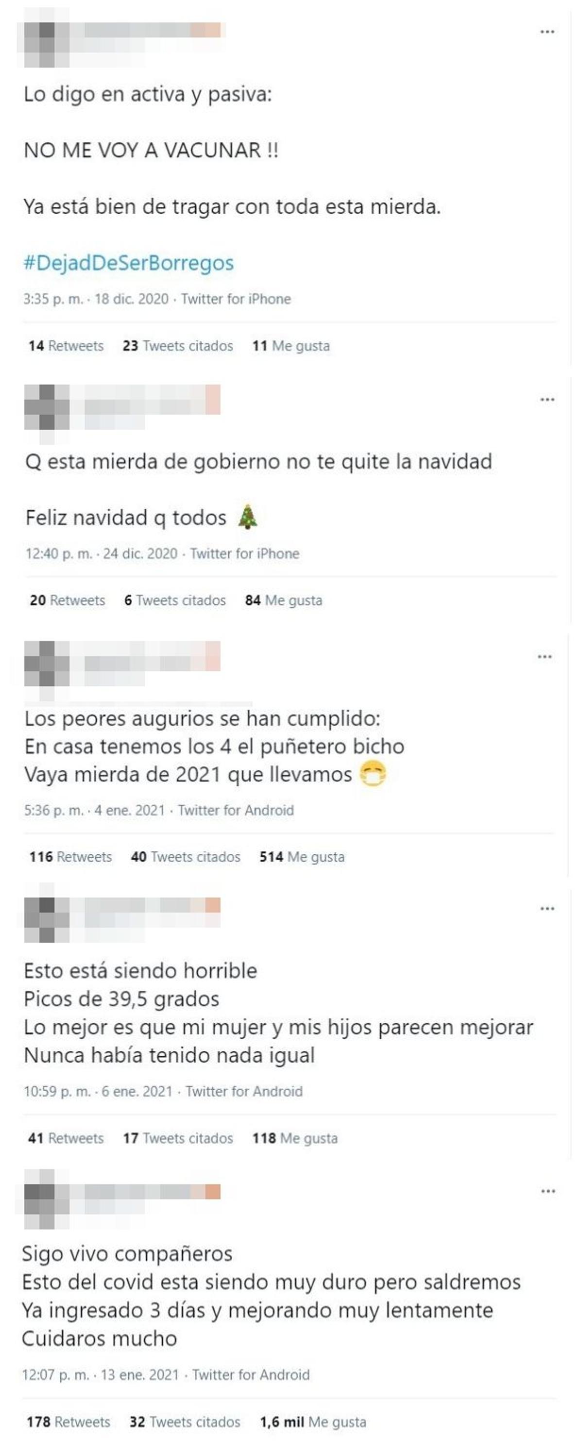 Un negacionista comparte su positivo en Covid en Twitter y las redes se ríen de él