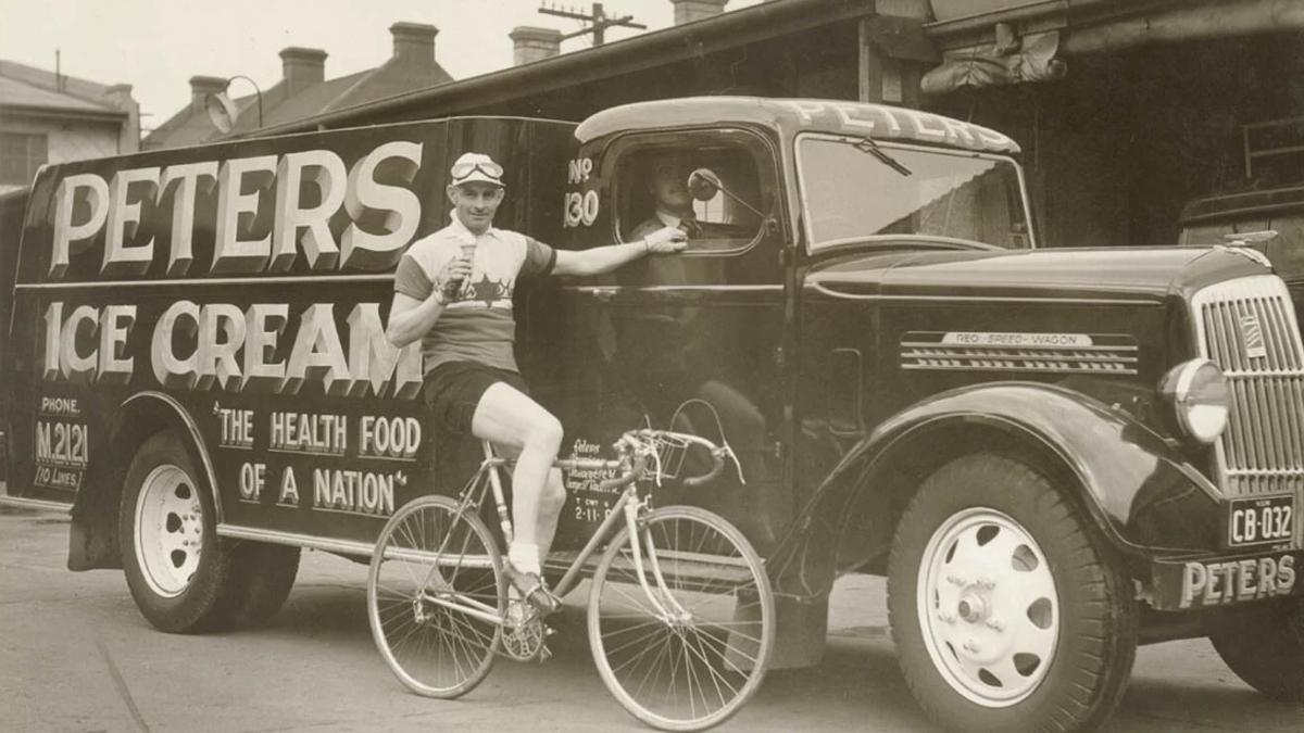 Hubert Opperman, antes de participar en el Tour de 1928