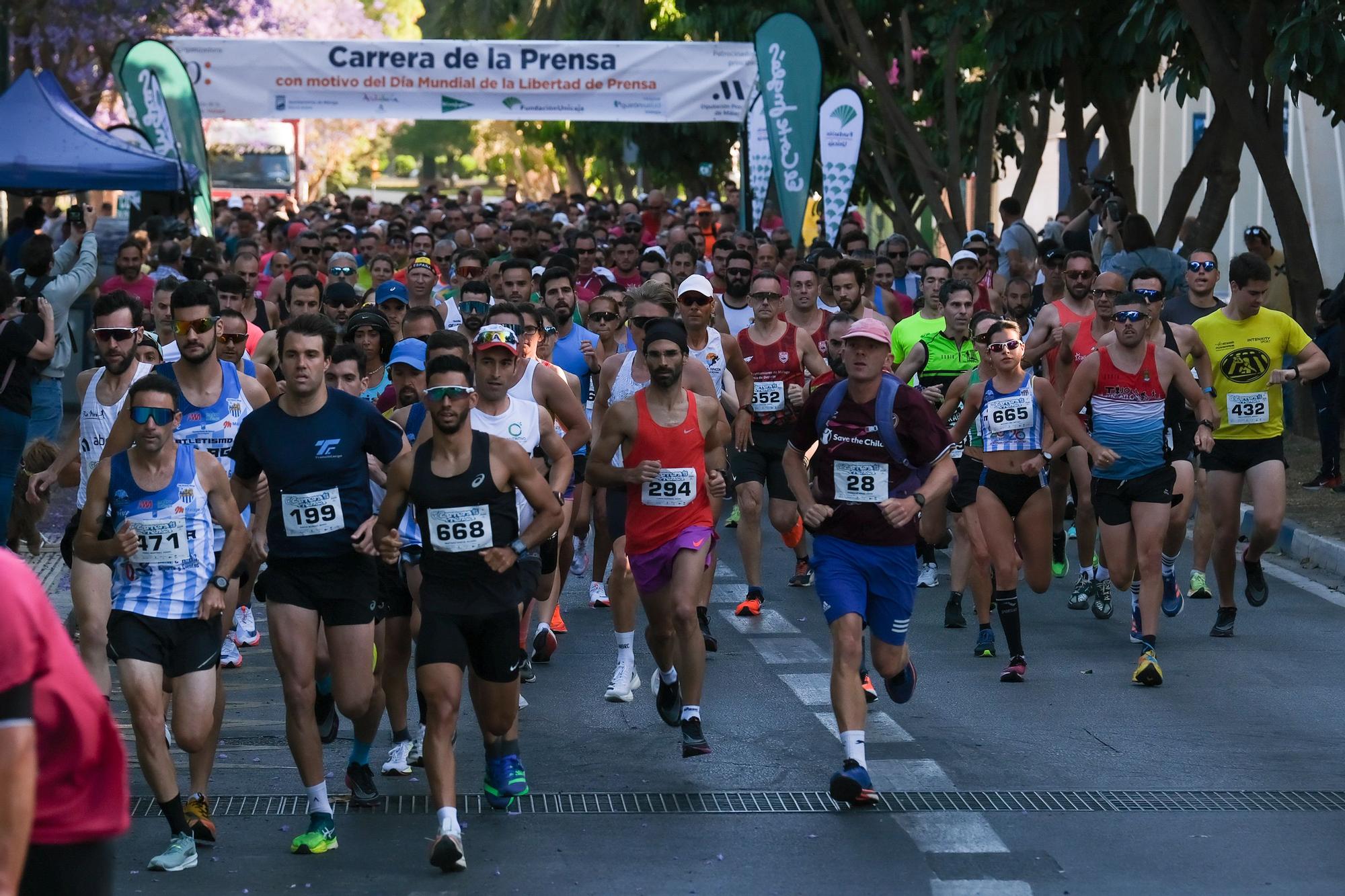 Más de 1.000 personas corren por la Libertad de Prensa en Málaga