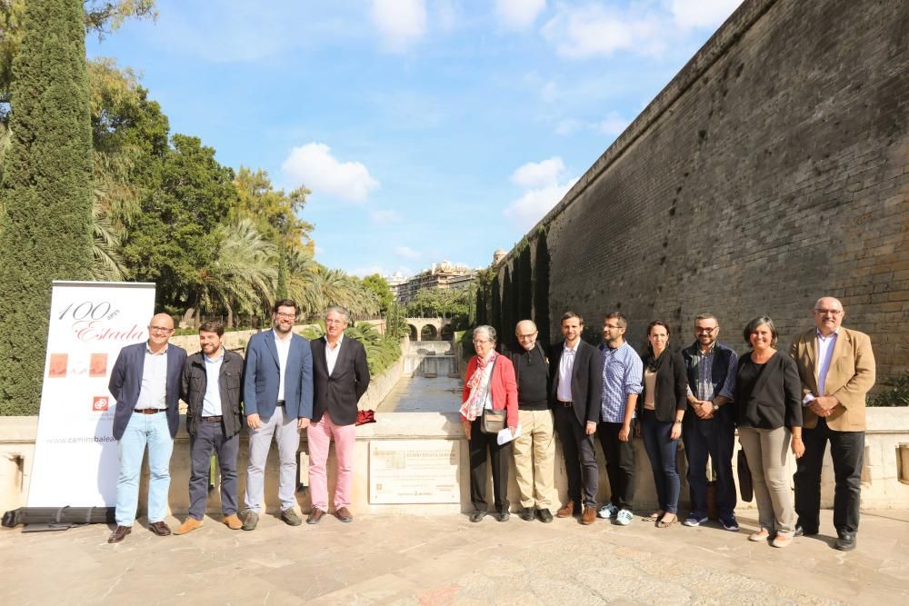 El puente de Eusebio Estada en sa Riera ya tiene su placa