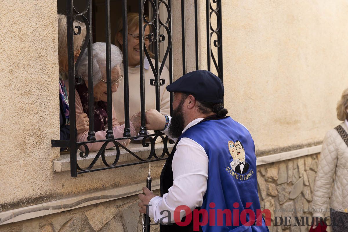 Corporación, Cofradía y Bandos realizan la 'Pedimenta' en Caravaca
