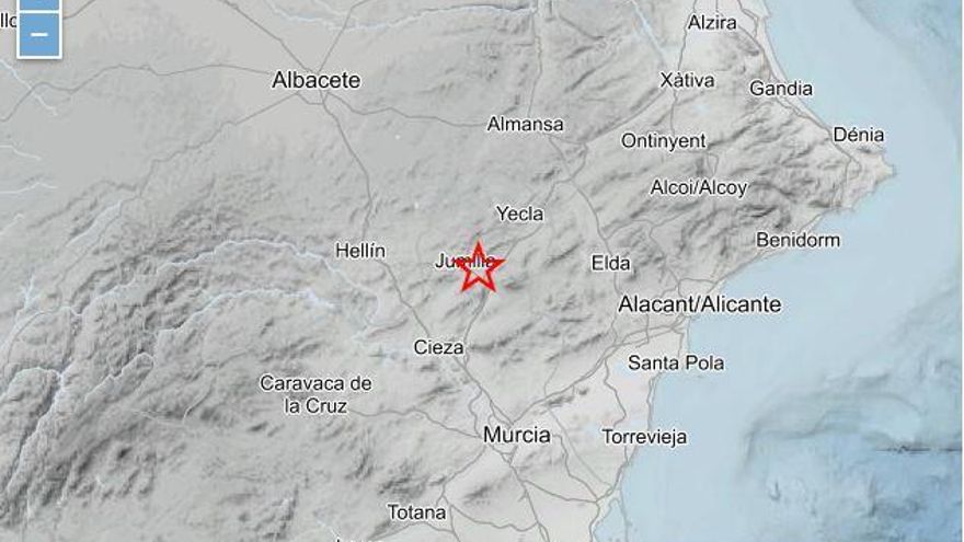 Un terremoto de 2,5 grados sacude Jumilla esta madrugada
