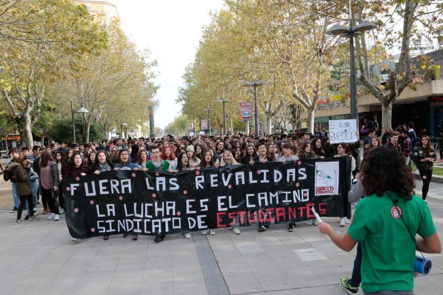 Manifestación contra la LOMCE en Zamora