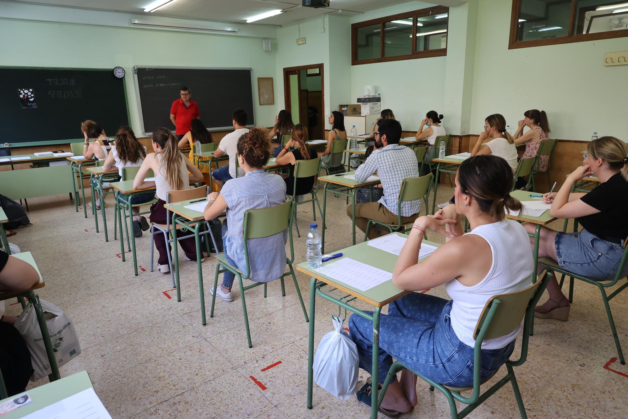 Nervios e incertidumbre: Así han sido la oposiciones docentes en Castellón