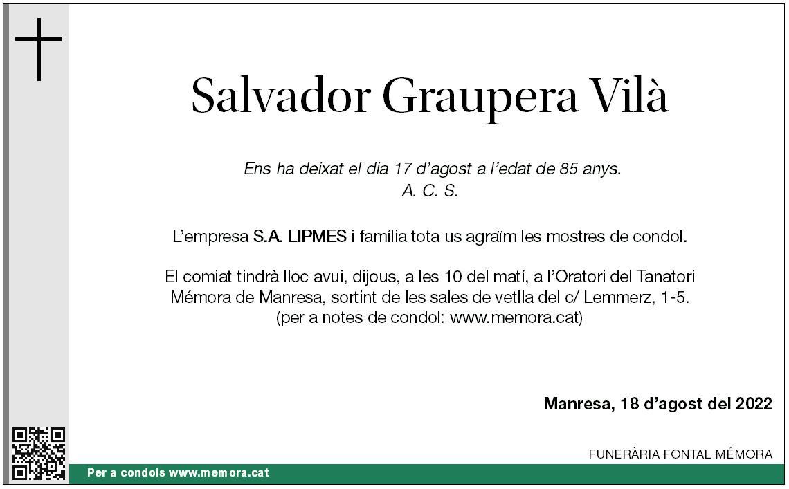 SALVADOR GRAUPERA VILÀ