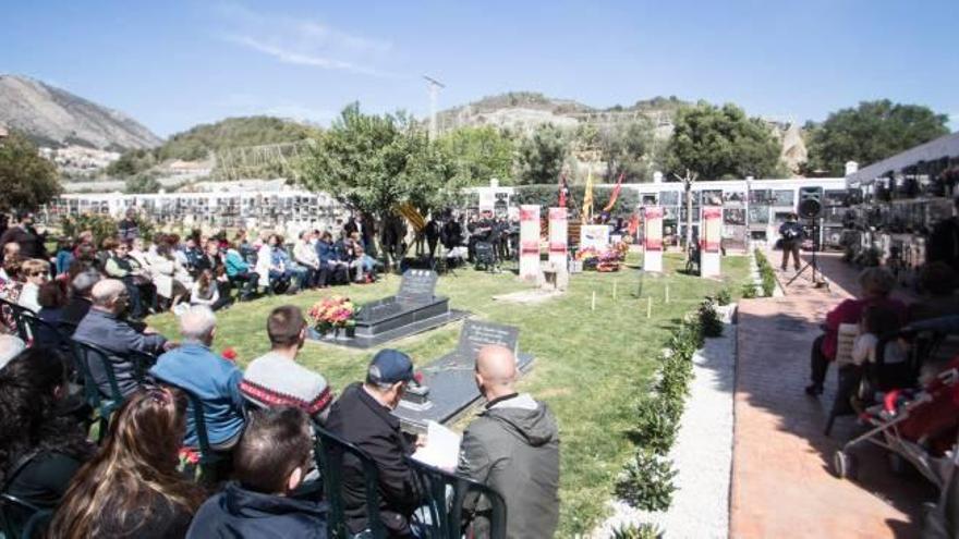 Boicot en Callosa en el homenaje a las víctimas de la Guerra Civil