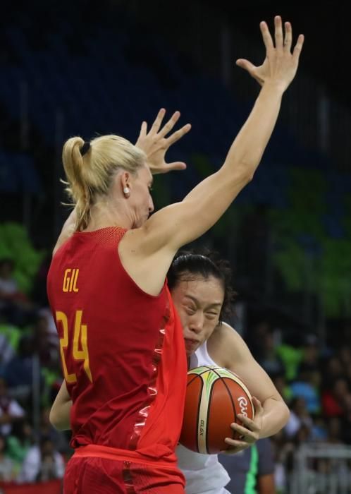 El China - España de baloncesto femenino, en fotos.