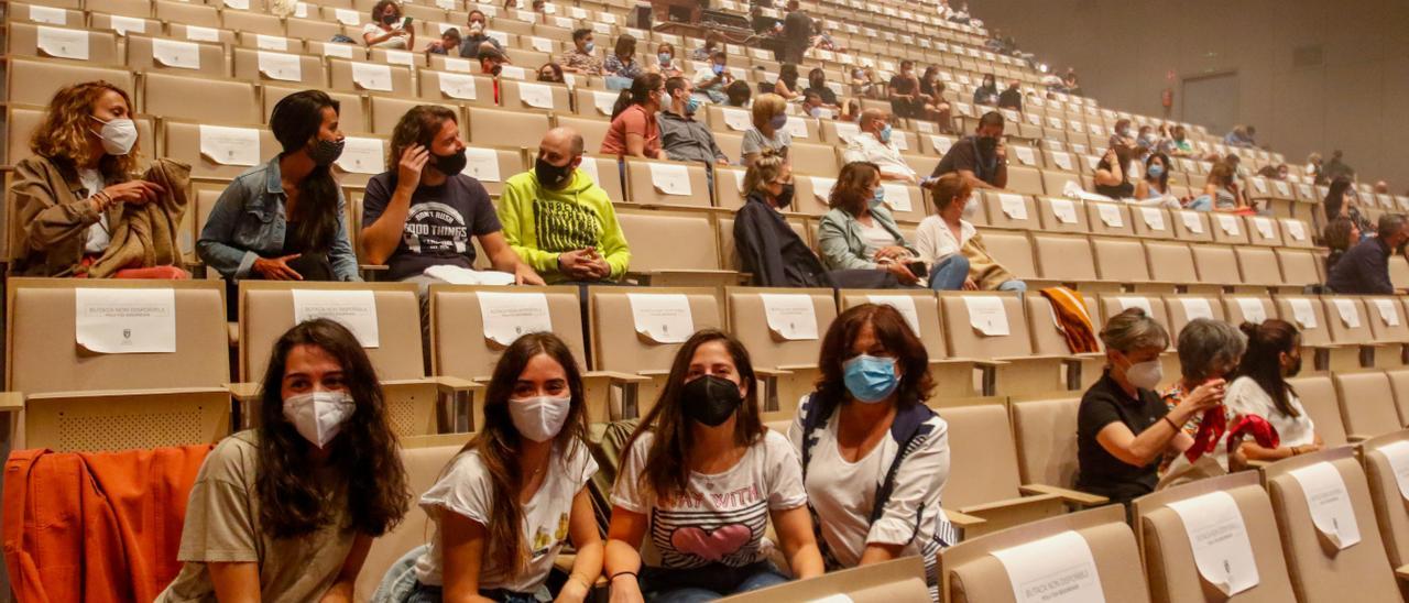 La sala principal del Auditorio de Vilagarcía es muy amplia. En la imagen, público del Atlantic Fest.