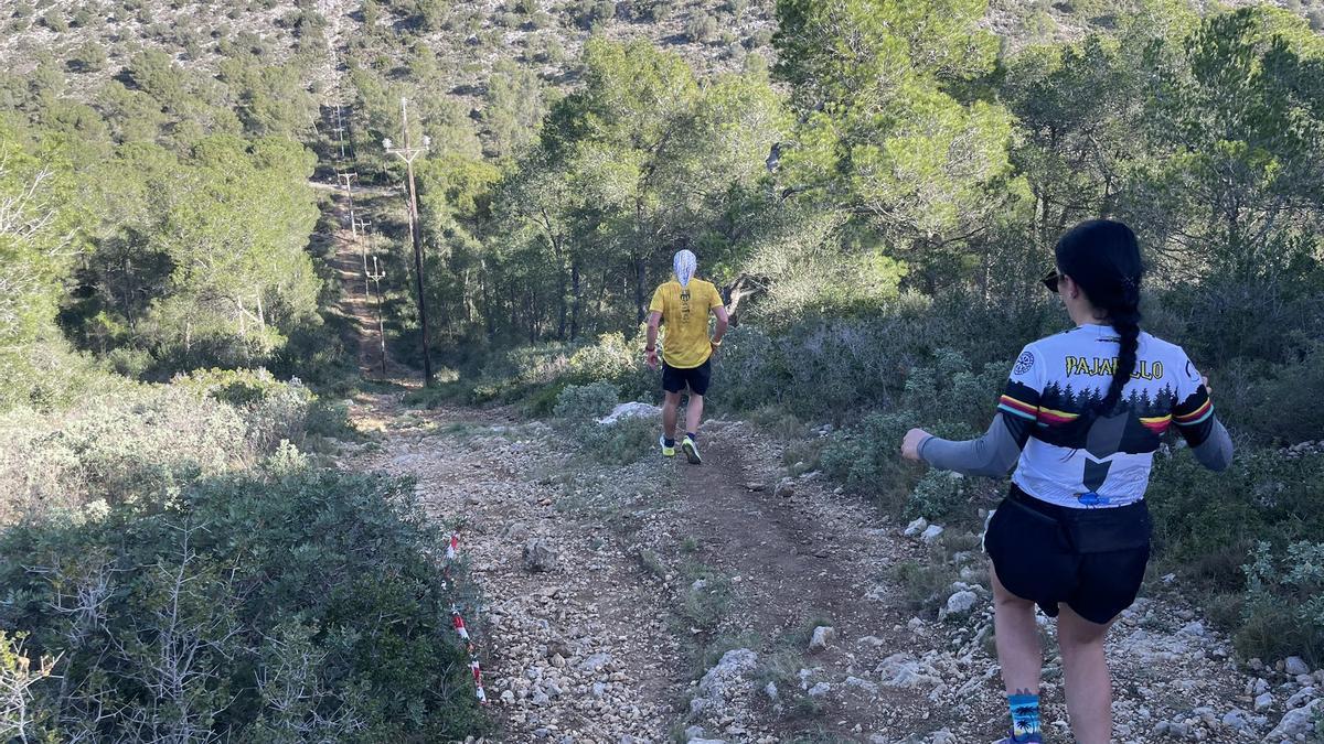 Una imatge de la cursa escalenca de diumenge