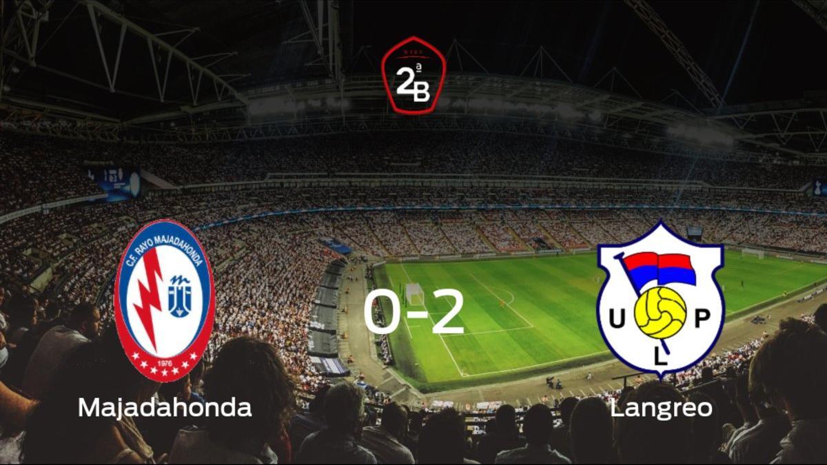 El Langreo vence 0-2 al Rayo Majadahonda y se lleva los tres puntos