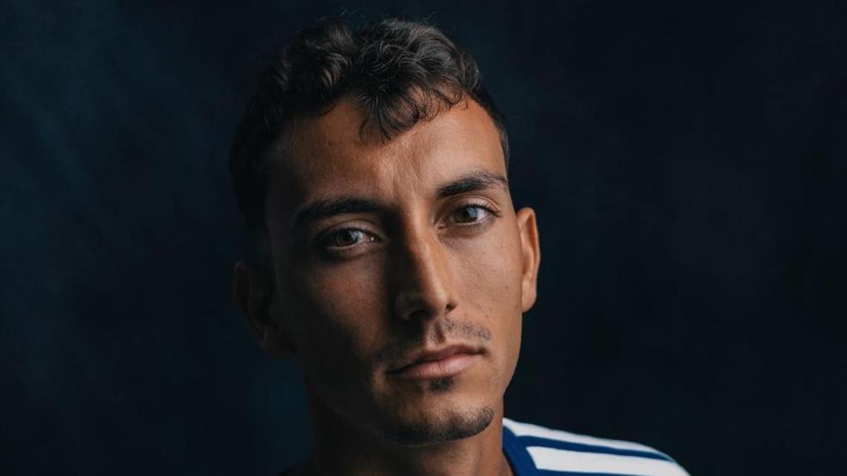 Rubén Iranzo, con su nueva camiseta.