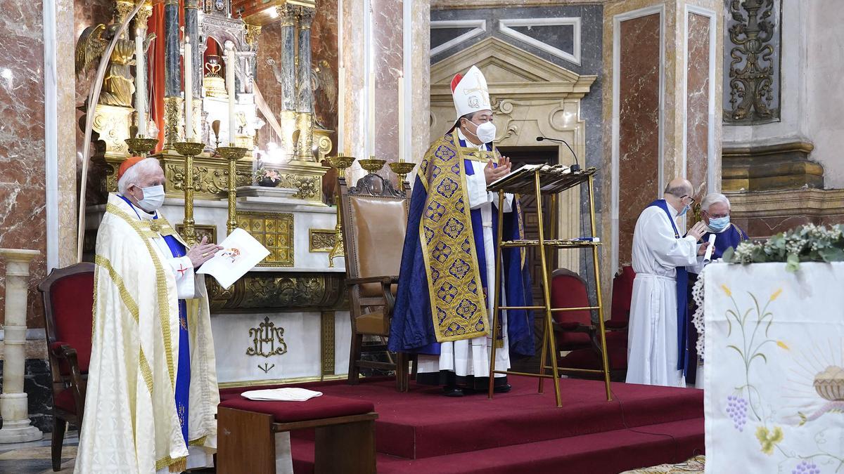 Acto de proclamación de la Iglesia del Sagrado Corazón de Jesús como basílica menor de València.