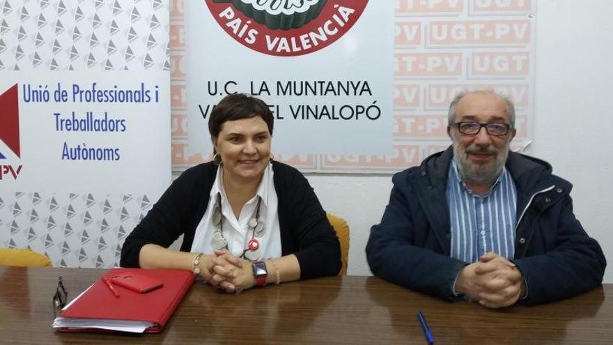 Patricia Blanquer y Javier Pastor en Alcoy.