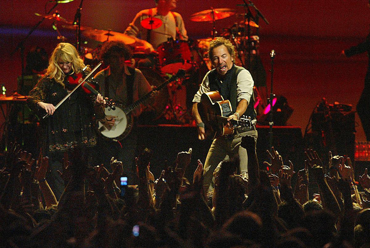 Bruce Springsteen en el Palau Sant Jordi de Barcelona, en octubre del 2006.