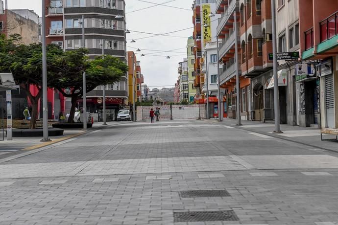 25-03-20 LAS PALMAS DE GRAN CANARIA. CIUDAD. LAS PALMAS DE GRAN CANARIA. Recorrido por la ciudad para vera su desolación.   Fotos: Juan Castro.  | 25/03/2020 | Fotógrafo: Juan Carlos Castro