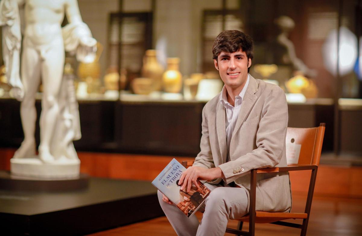 El escritor Alfonso Goizueta, autor de 'El sueño de Troya'.