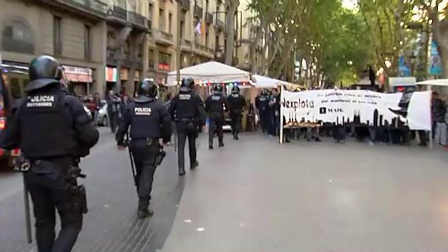 Accidentado Día del Trabajador en Barcelona