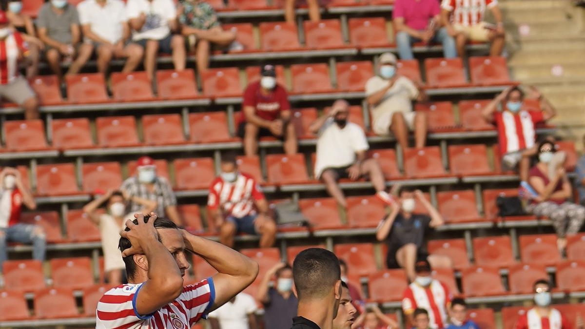 El Girona - Amorebieta, en imatges