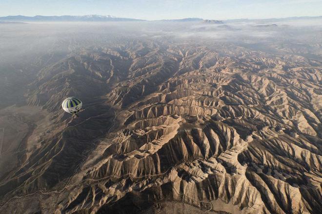 Excursión en globo sobre el desierto de Gorafe.