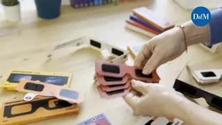 Gafas mallorquinas para disfrutar del eclipse solar en la isla