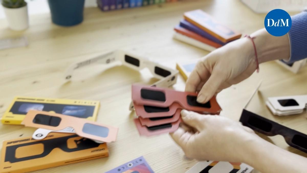 Gafas mallorquinas para disfrutar del eclipse solar en la isla